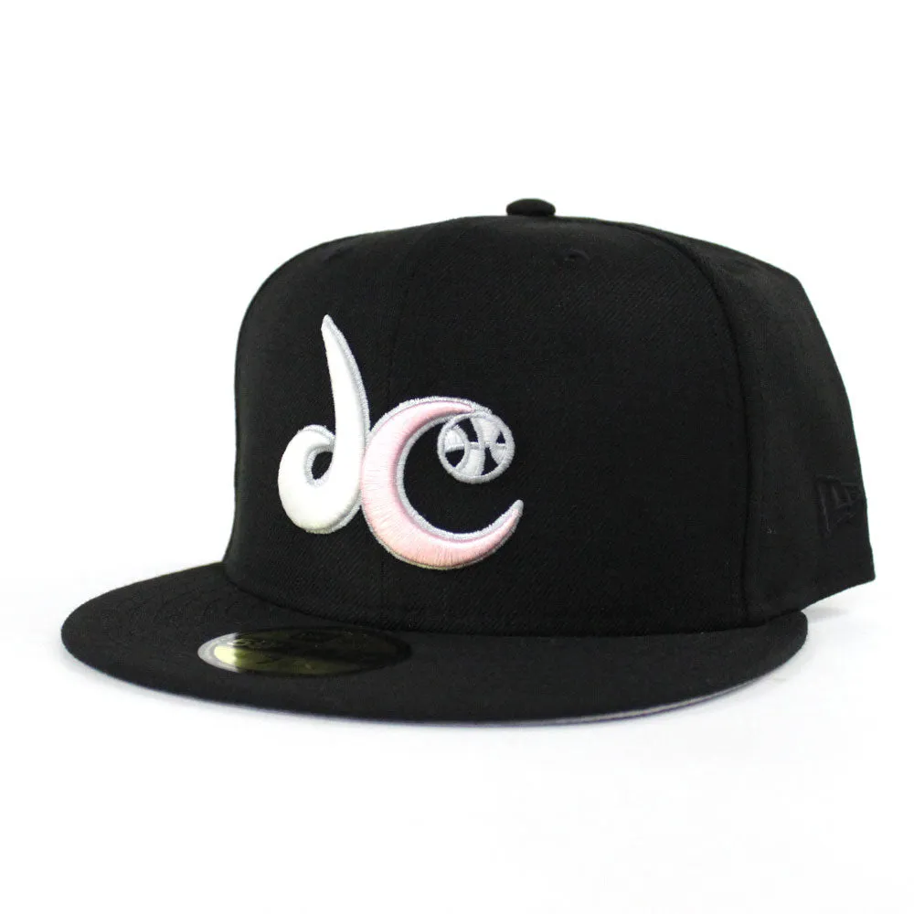 Washington Mystics New Era 59Fifty Fitted Hat (Black Pink Gray Under Brim)