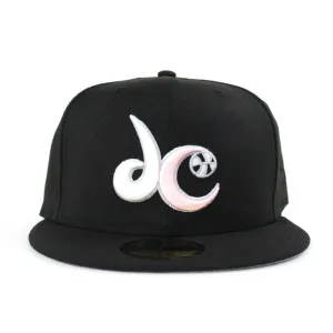 Washington Mystics New Era 59Fifty Fitted Hat (Black Pink Gray Under Brim)