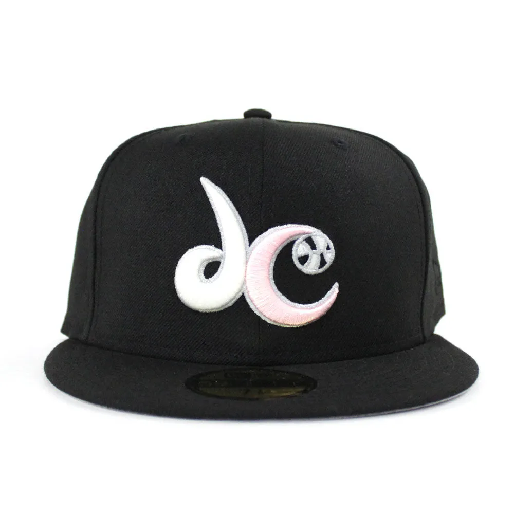 Washington Mystics New Era 59Fifty Fitted Hat (Black Pink Gray Under Brim)
