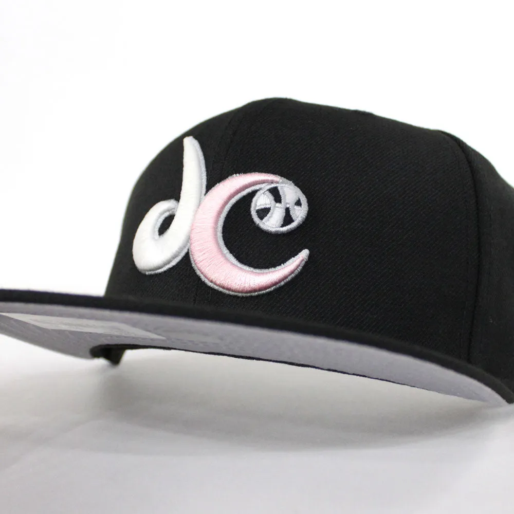 Washington Mystics New Era 59Fifty Fitted Hat (Black Pink Gray Under Brim)