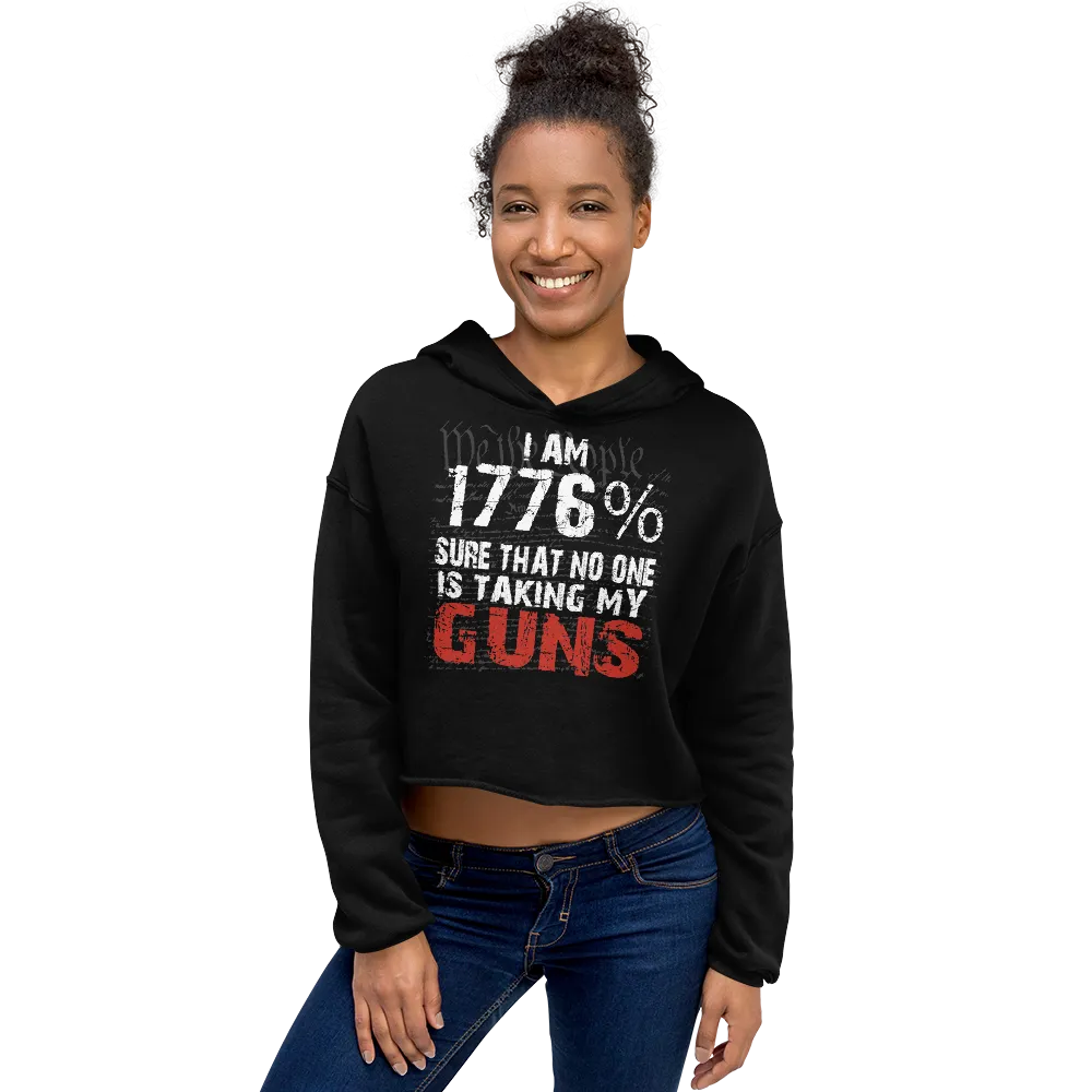 We The People 1776 Guns Crop Hoodie