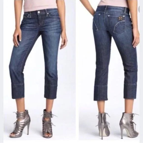 Wide leg Cropped Joe's Jeans Socialite Kicker Harvey Wash Size 28