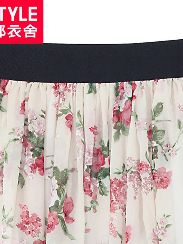 wild and free chiffon skirt