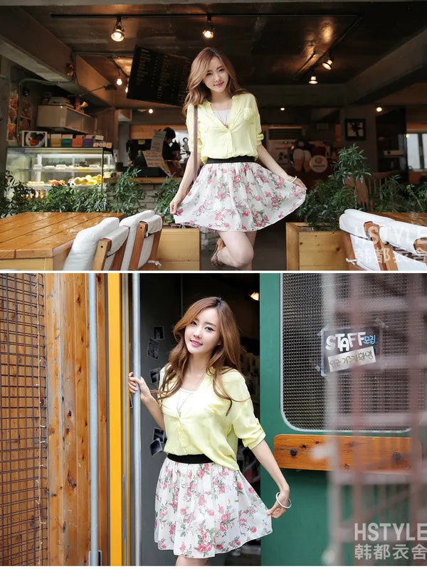 wild and free chiffon skirt