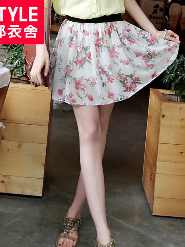 wild and free chiffon skirt