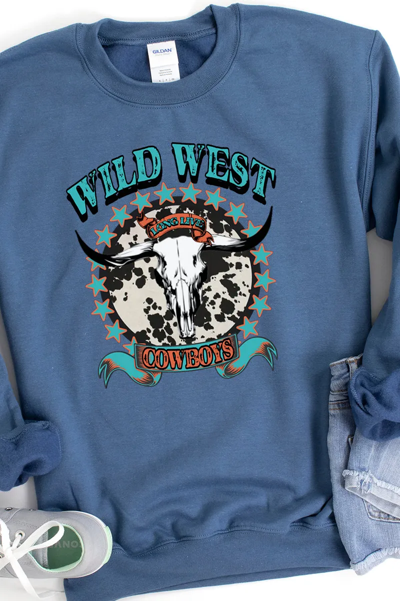 Wild West Cowboys Heavy-weight Crew Sweatshirt