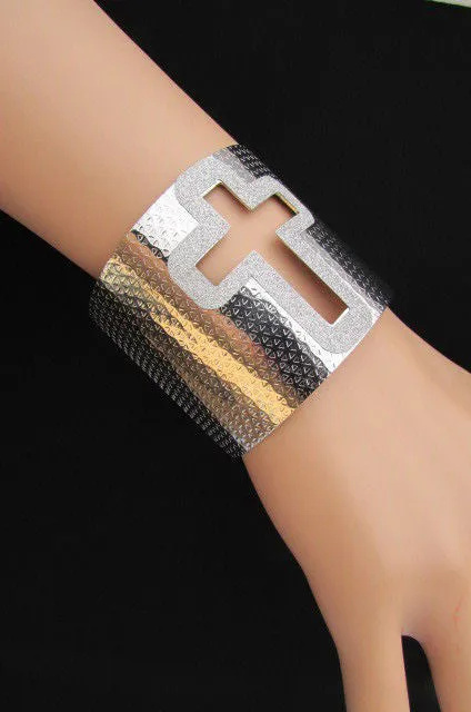 Women Silver Wrist Hand Chain Bracelet Scorpion Connected Ring One Size