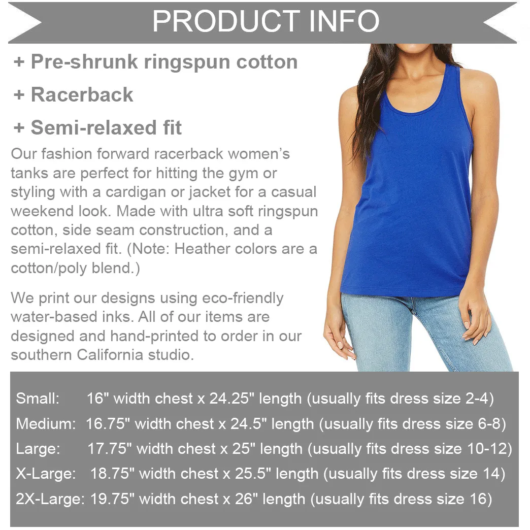 Women's We Read to Know We are Not Alone Racerback Tank Top