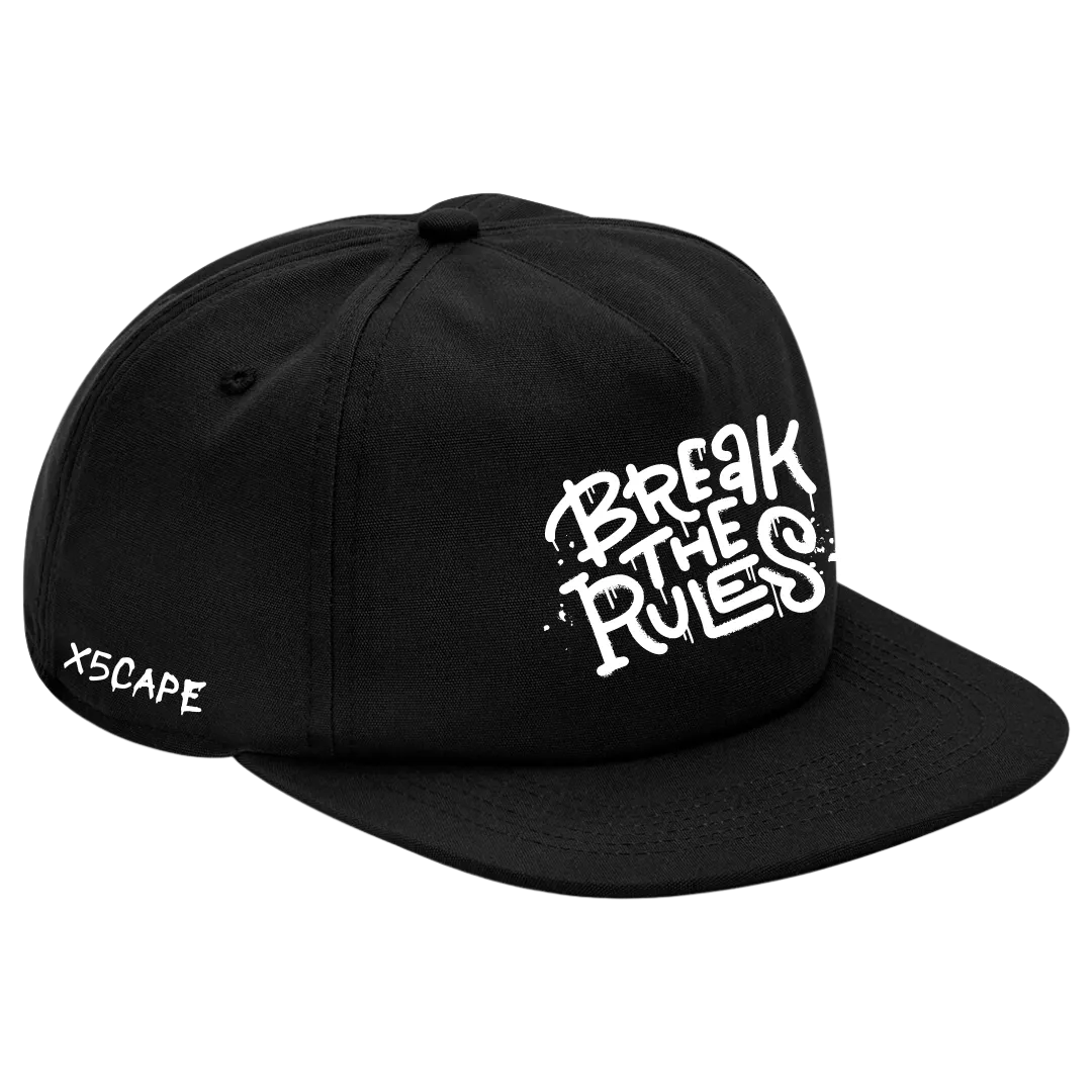 X5CAPE Break The Rules Cotton 5 Panel Cap