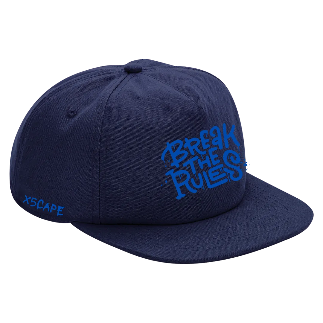 X5CAPE Break The Rules Cotton 5 Panel Cap