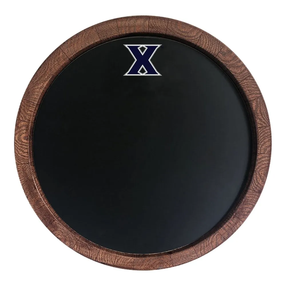 Xavier Musketeers: Chalkboard "Faux" Barrel Top Sign