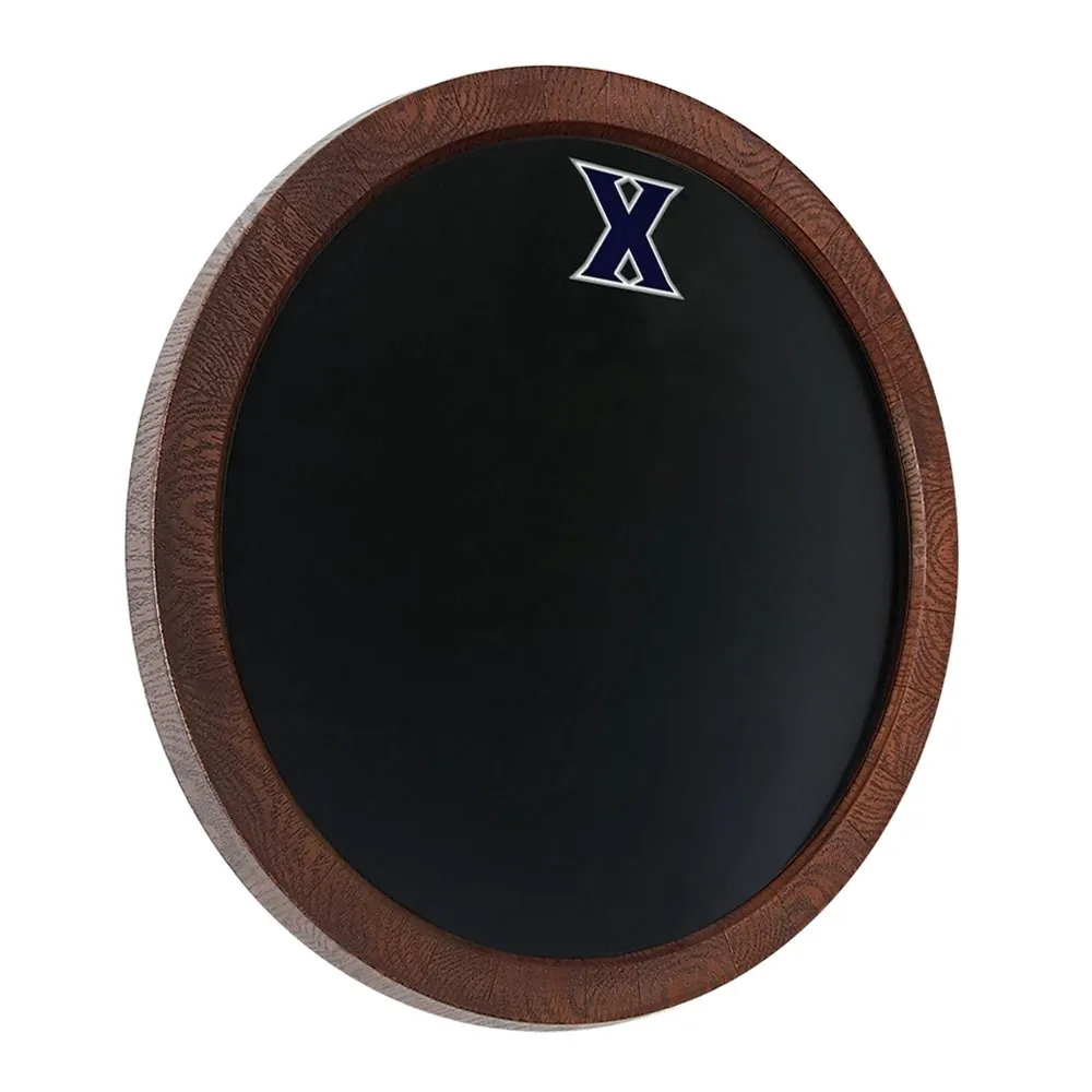 Xavier Musketeers: Chalkboard "Faux" Barrel Top Sign