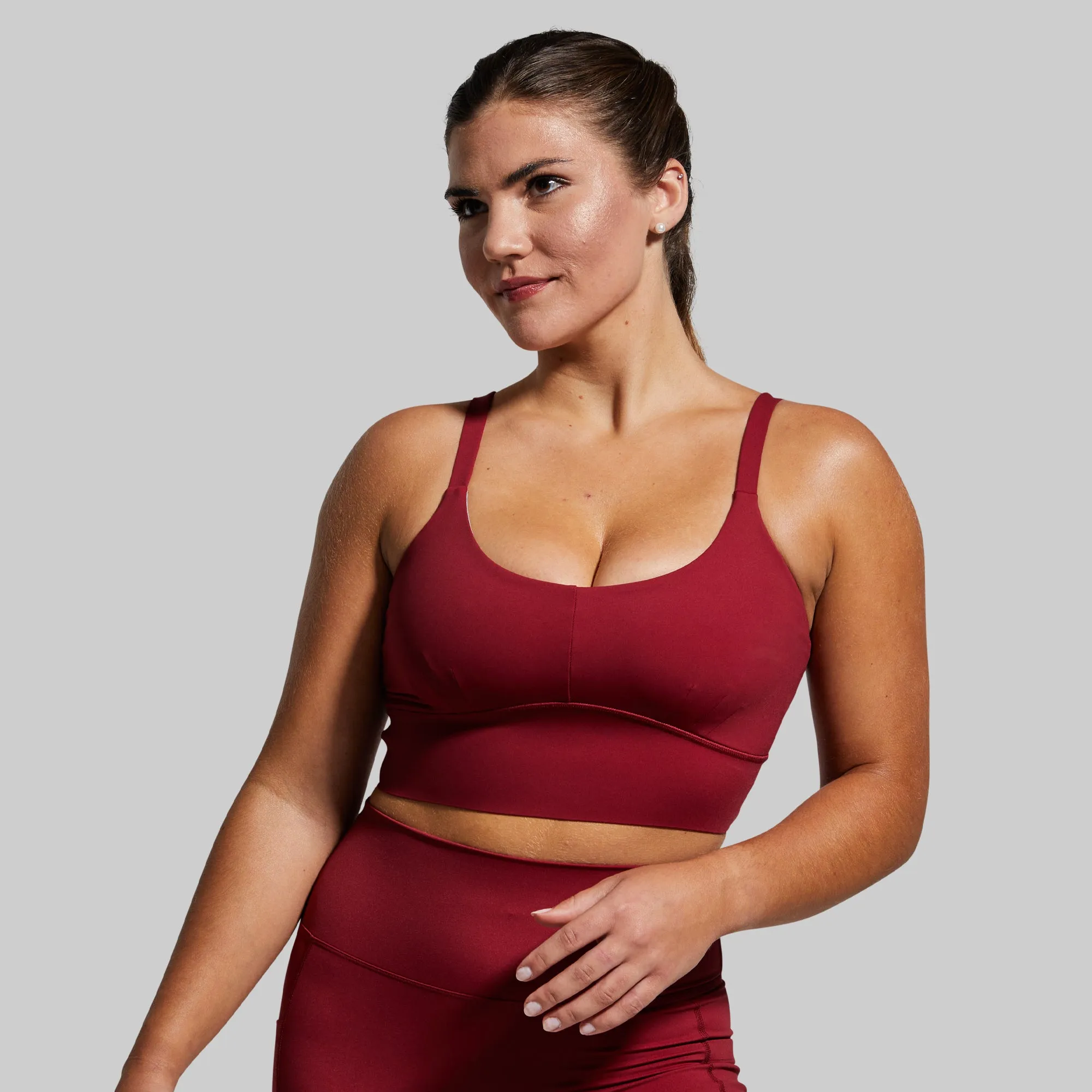 Your Go To Sports Bra (Rhubarb)