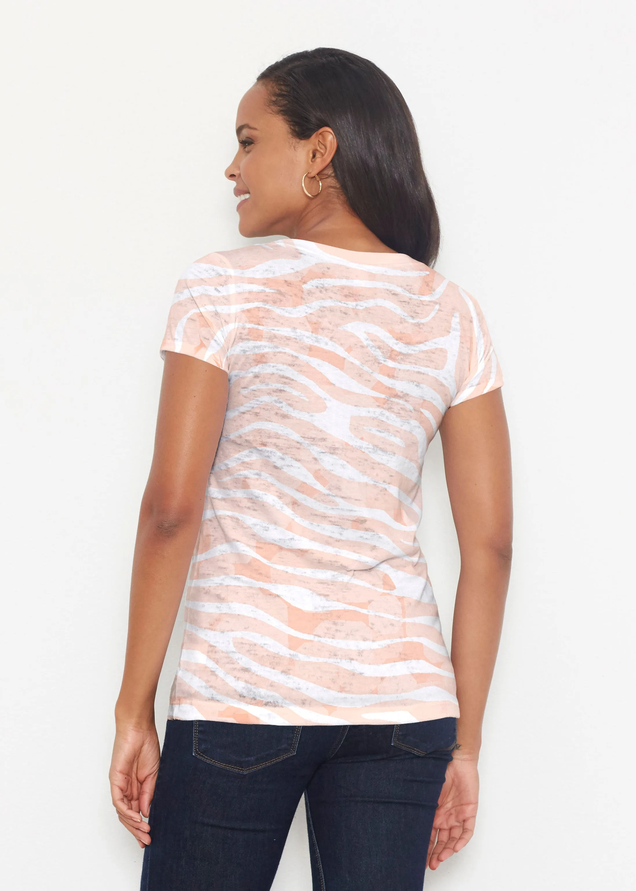 Zebra Orange (7042) ~ Signature Short Sleeve Scoop Shirt
